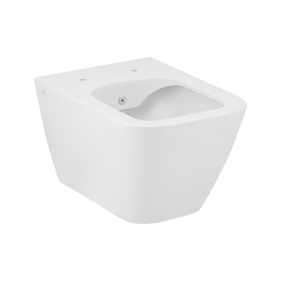 SATURN RIM-OUT WALL HUNG WC PAN MATT WHITE BIDET FUNCTION