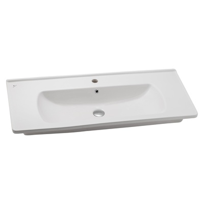 SATURN FLAT MAT BEYAZ LAVABO 100 CM