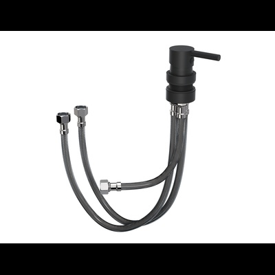 INTEGRATED BIDET FAUCET MATT BLACK HOT + COLD