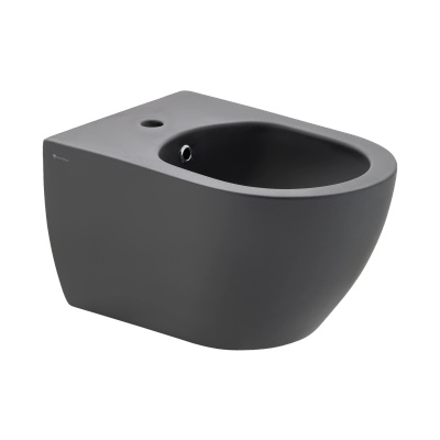 HILL MATT BLACK WALL HUNG BIDET