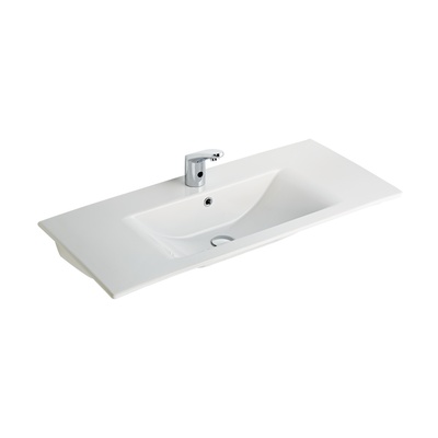 LUNA FLAT WASHBASIN 100 CM FURNITURE MOUNTED