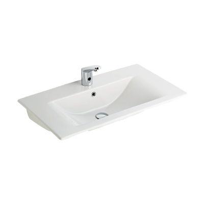 LUNA FLAT WASHBASIN 80 CM FURNITURE MOUNTED