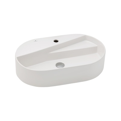 LIVELLO COUNTERTOP WASHBASIN WITH TAP HOLE 65 CM