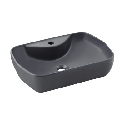 LUCIDA MATT ANTHRACITE COUNTERTOP WASHBASIN WITH TAP HOLE